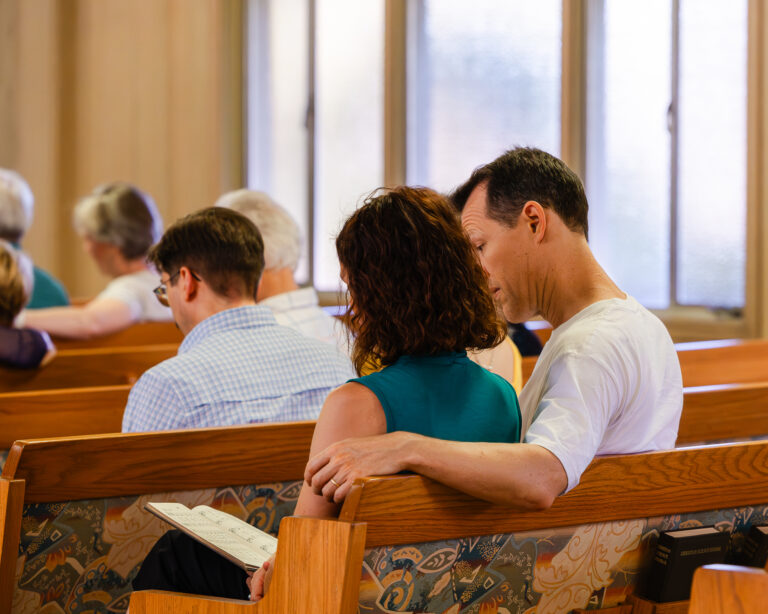 Church services Sunday and Wednesday